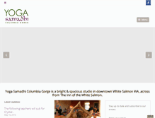 Tablet Screenshot of columbiagorgeyoga.com